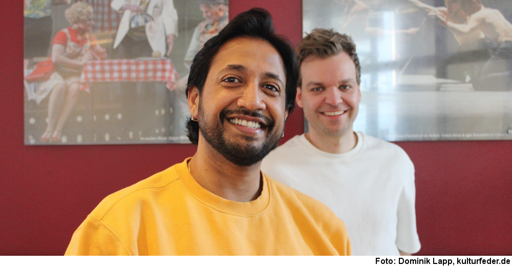 Vikrant Subramanian und Jannik Harneit. (Foto: Dominik Lapp)