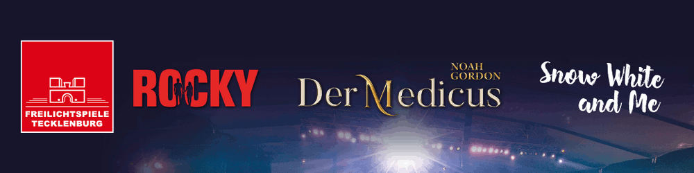 Die Freilichtspiele Tecklenburg präsentieren 2026 die Musicals "Rocky", "Der Medicus" und "Snow White and me".