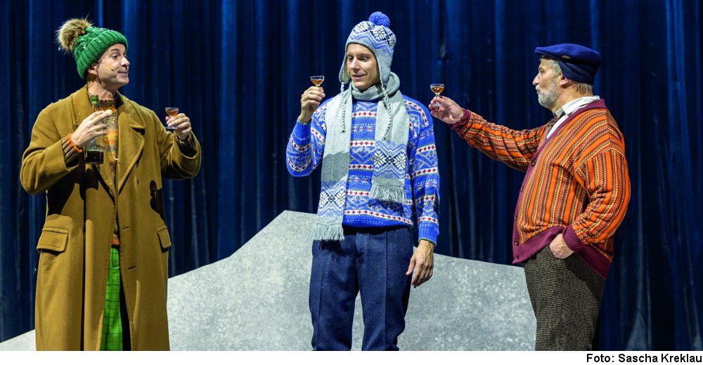 „Drei Männer im Schnee“ (Foto: Sascha Kreklau)