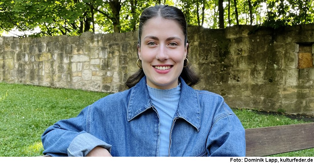 Hannah Miele bei einer Probe für „Titanic“ in Tecklenburg (Foto: Dominik Lapp)