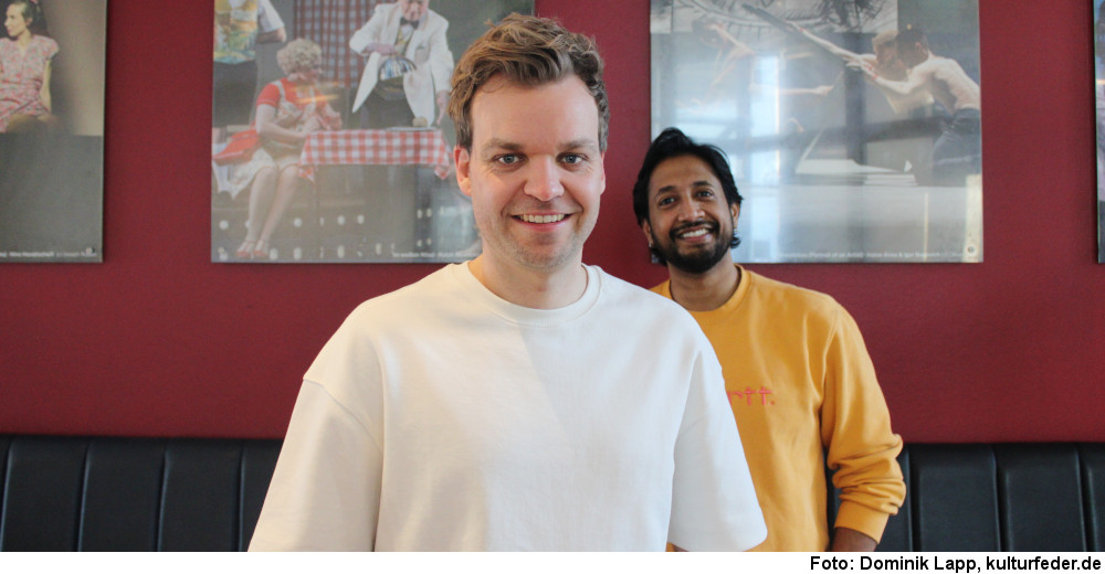 Jannik Harneit und Vikrant Subramanian. (Foto: Dominik Lapp)
