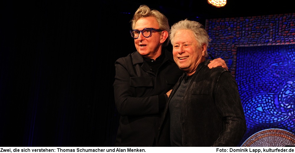 Alan Menken und Thomas Schumacher (Foto: Dominik Lapp)