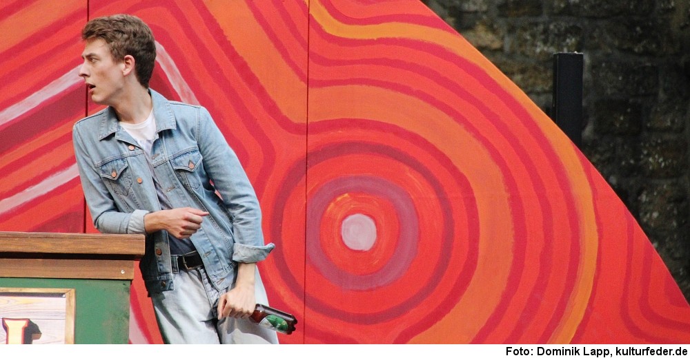 Niklas Roling im Musical „Priscilla“ in Tecklenburg (Foto: Dominik Lapp)