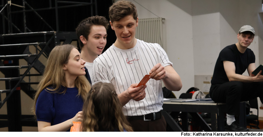 Probe für „Scholl – Die Knospe der Weißen Rose“ in Magdeburg. (Foto: Katharina Karsunke)