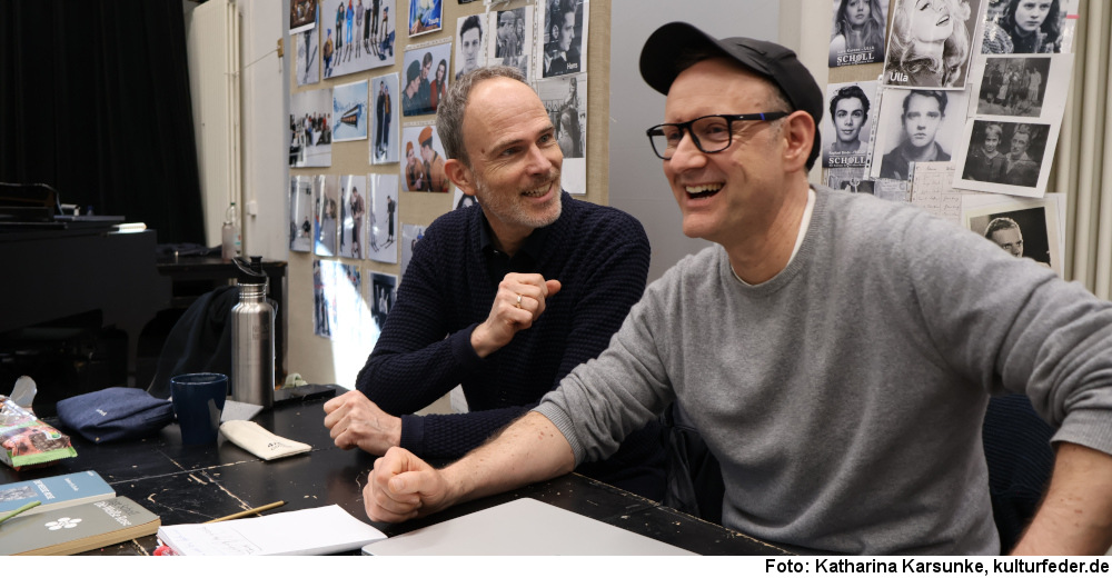 Probe für „Scholl – Die Knospe der Weißen Rose“ in Magdeburg. (Foto: Katharina Karsunke)