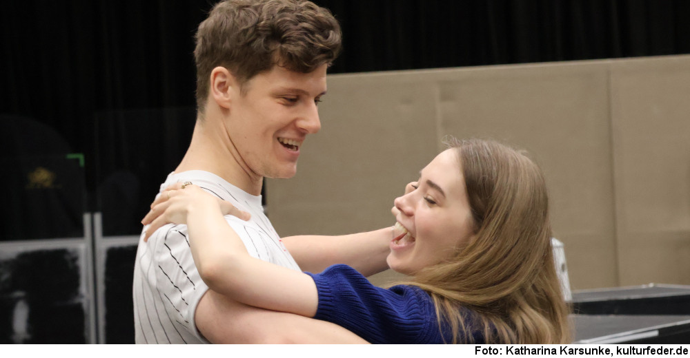 Probe für „Scholl – Die Knospe der Weißen Rose“ in Magdeburg. (Foto: Katharina Karsunke)