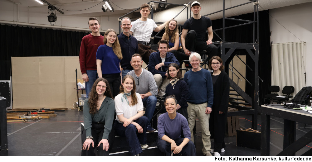 Probe für „Scholl – Die Knospe der Weißen Rose“ in Magdeburg. (Foto: Katharina Karsunke)