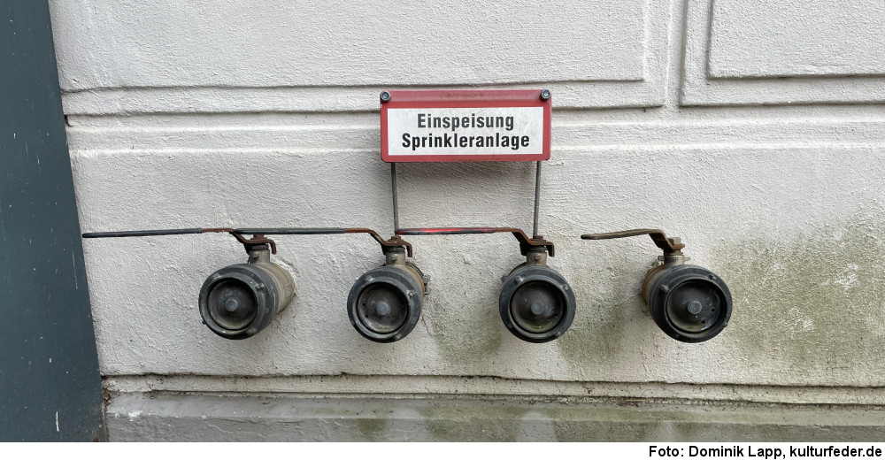 Einspeisung der Sprinkleranlage am Oldenburgischen Staatstheater (Foto: Dominik Lapp)