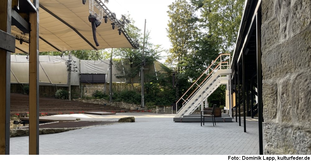 Probe für „Titanic“ in Tecklenburg (Foto: Dominik Lapp)